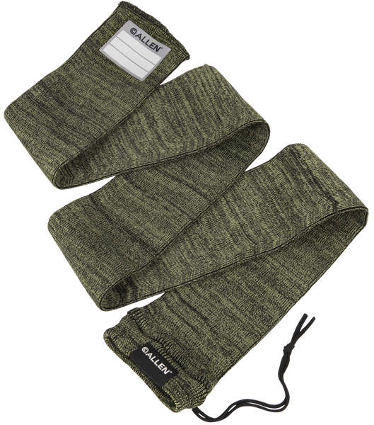 Allen 13171 Stretch Knit Gun Sock Green Silicone-Treated Knit w/Custom ID Labeling Holds Rifles with Scope or Shotguns 52" L x 3.75" W Interior Dimensions
