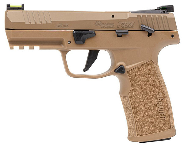SIG P322 22LR 4 COYOTE OPTIC READY 20RD