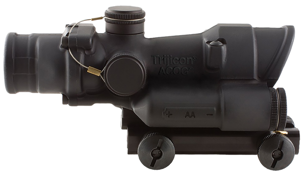 Trijicon 100432 ACOG  4x 32mm Obj 36.80 ft @ 100 yds FOV Matte Black Finish LED Illuminated Green Crosshair 300 Blk
