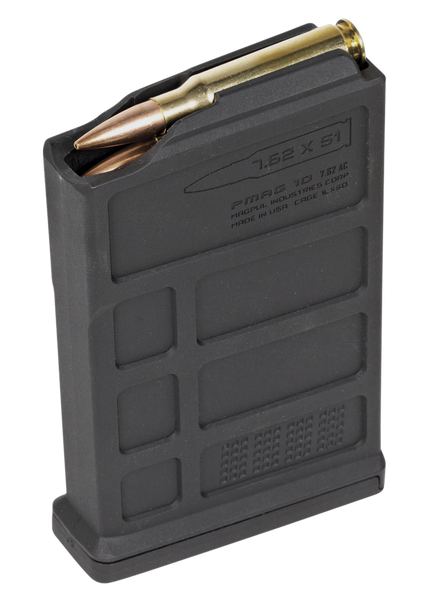 Magpul MAG579BLK PMAG  Black AICS 10rd 6.5 Creedmoor/308 Win/7mm-08 Rem/260 Rem/243 Win/7.62x51mm NATO for Short Bolt Action Rifles