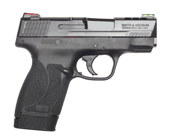 Smith & Wesson 12473 Performance Center M&P Shield M2.0 45 ACP 3.30" 6+1,7+1 Matte Black Black Armornite Stainless Steel Slide Black Polymer Grip (No Manual)