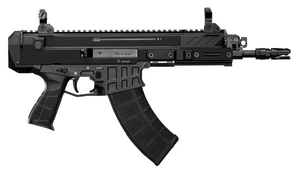 CZ-USA 91460 Bren 2 MS  7.62x39mm 30+1 9.50" Black Steel Barrel, Black Aluminum Receiver w/Picatinny Rail, Carbon Fiber/Polymer Frame, Black Stippled Grip, Right Hand