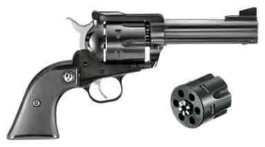 RUGER BLACKHAWK CONVERTIBLE 357/9MM 4.62" AS BLUED SYN