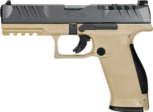 WALTHER PDP OR 9MM 4.5" 18-SHOT TAN POLYMER FRAME