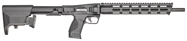 Smith & Wesson 12576 M&P FPC  9mm Luger 10+1 16.25" Black Oxide Steel Barrel, Black Anodized Aluminum Receiver, M-LOK Slots w/Picatinny Style Rail Handguard, Adjustable Black Synthetic Stock