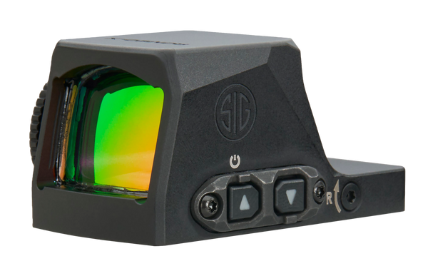 Sig Sauer Electro-Optics SORX1370 Romeo-X Enclosed Pro Black 1x24mm Illuminated Green Circle w/Dot Reticle RX Footprint Mount