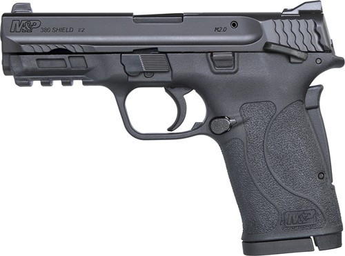 S&W SHIELD M2.0 M&P 380ACP EZ BLACKENED SS/BLK THUMB SAFETY