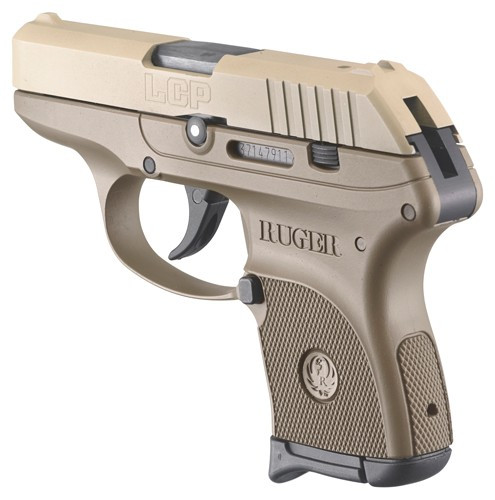 RUGER LCP 380ACP 6-SHOT FS FLAT DARK EARTH SYNTHETIC