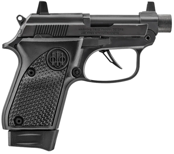 Beretta USA J20X22R8TB 20X Bobcat 22 LR 8+1 2.80" Black Steel Barrel, ELS/Serrated Steel Slide & Polymer Frame w/Beavertail, Helica Texture Grip