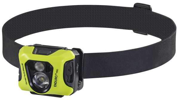 Streamlight 61436 Enduro Pro W/Dual Lock 15/25/50/90/145/200 Lumens White LED Bulb Black/Yellow 95 Meters Distance