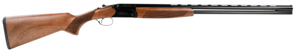 CZ-USA 06413 Drake  28 Gauge 2.75" 2rd 28" Barrel, Gloss Black Chrome Metal Finish, Turkish Walnut Fixed Pistol Grip Stock Includes 5 Chokes