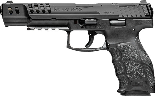 HK VP9 MATCH OPTICS READY 9MM 5.51" BBL FS 4-15RD BLK IL APV