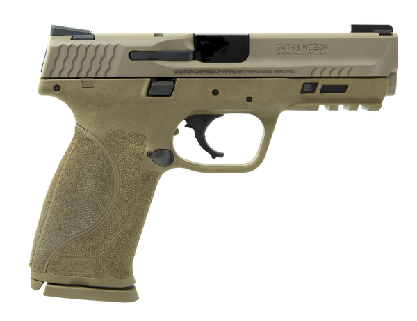 Smith & Wesson LE 11767 M&P 9 M2.0 
9mm Luger Double 4.25" 17+1 FDE Interchangeable Backstrap Grip FDE Polymer Frame FDE Armornite Stainless Steel Slide