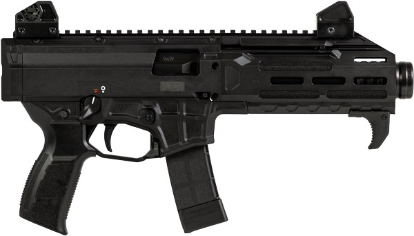 CZ SCORPION 3 PLUS 9MM 7.8"BBL 5 20-SHOT MAGAZINES BLACK