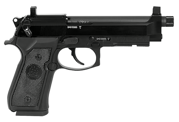 Beretta USA J90A192FSRF19SK 92FSR  22 LR 15+1 5.30" Steel Threaded Barrel, Black Burniton Serrated Steel Slide & Aluminum Frame w/Picatinny Rail & Beavertail *Features Suppressor Ready Kit