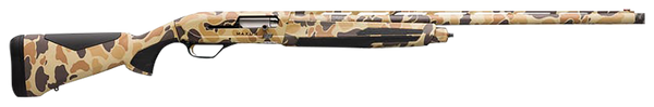 Browning 011740205 Maxus II  12 Gauge 3.5" 4+1 (2.75") 26" Barrel, Full Coverage Vintage Tan Camo, Synthetic Stock W/SoftFlex Cheek Pad & Overmolded Grip Panels