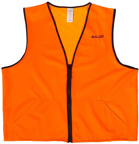Allen 15768 Deluxe Hunting Vest XL Orange Polyester