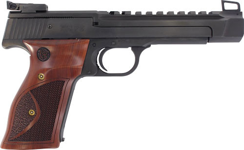 S&W 41-OR 22LR 5.5" HB AS 10SH OPTICS READY BLUE WOOD