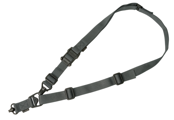 Magpul MAG515GRY MS3 Single QD Sling GEN2 Gray Nylon 48"-60" OAL Adjustable One-Two Point Rifle