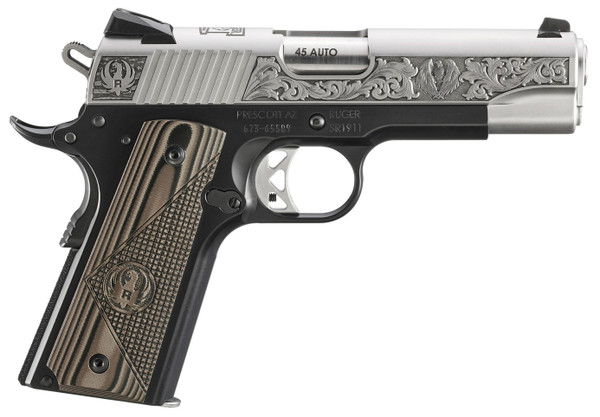 RUG SR1911 COMMANDER 45ACP 4.25 PRESCOTT 7RD