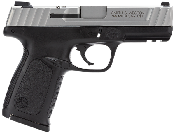 Smith & Wesson 123403 SD40 VE *CA Compliant Compact Frame 40 S&W 10+1, 4" Stainless Steel Barrel, Satin Serrated Stainless Steel Slide, Black Polymer Frame w/Picatinny Rail