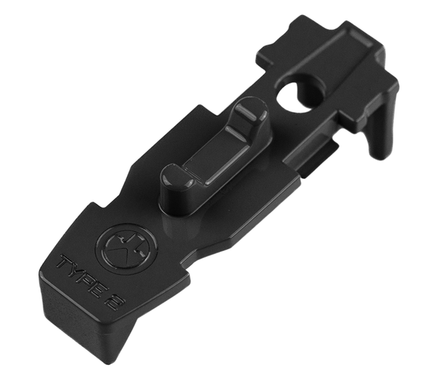 Magpul MAG804-BLK Tactile Lock-Plate Type 2 Made of Polymer w/ Black Finish & 1/8" Double Ridge for PMAG 10/20/30 AR/M4 GEN M3/AR 300 B GEN M3 Floor Plates/5 Per Pack