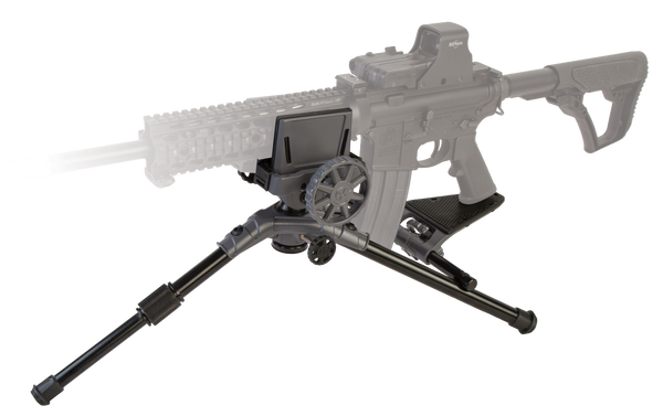 Caldwell 821400 Precision Turret Shooting Rest Black Aluminum 22.40" L x 5.50" W