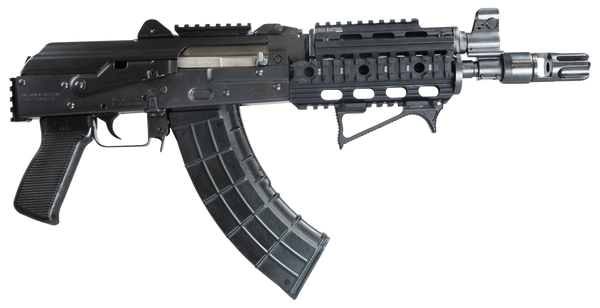 Zastava Arms Usa ZP92762PATM ZPAP 92 7.62x39mm 30+1 10" Black, Polymer Grip, Picatinny Quad Rail, Stock Adapter, Night Muzzle Brake