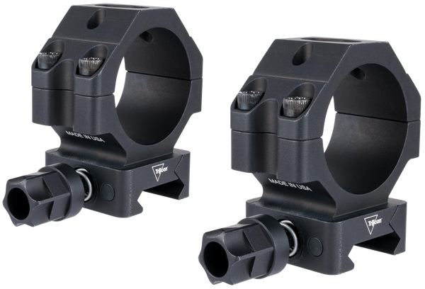 Trijicon AC22069 Scope Rings with Q-LOC Technology  Matte Black  34mm Medium