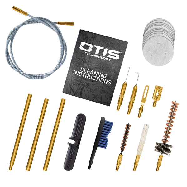 Otis FG70125 Patriot Cleaning Kit .223 Rem 5.56 Rifle/15 Pieces Yellow Plastic Box Case
