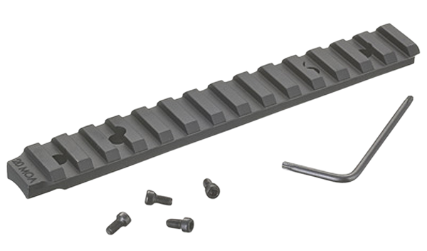 Ruger 90678 Picatinny Rail  Black Anodized Aluminum Fits Ruger American Rifle Short Action 20 MOA