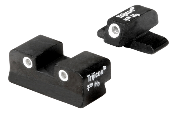 Trijicon 600988 Bright & Tough Night Sights  Green/Tritium White Outline Front Sight-Green/Tritium White Outline Rear Sight FN509