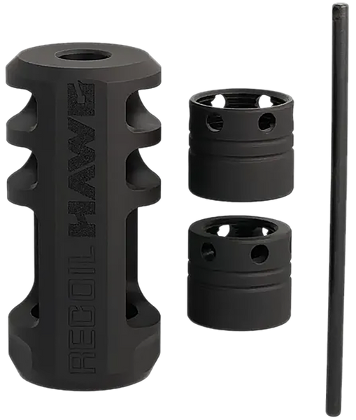 Browning 001293097 Xeno Recoil Hawg Black Matte Stainless Steel 5/8"x24 Threads 2.20" OAL