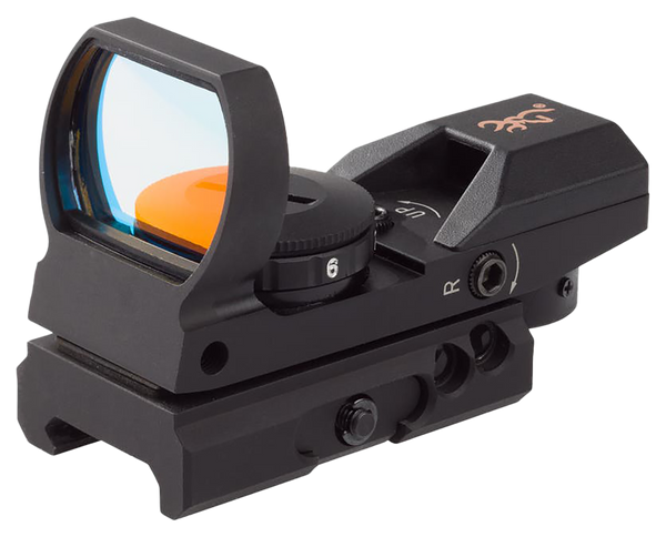 Browning 1290230 Buck Mark Reflex Sight  Black Anodized 1x 3 MOA Red Dot Multi Reticle Rimfire Pistol/Rifle