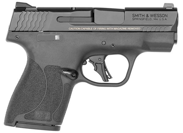 Smith & Wesson 14203 M&P Shield Plus  Micro-Compact Frame 9mm Luger 10+1 3.10" Black Armornite Steel Barrel & Serrated Slide, Black Polymer Frame, Black Polymer Grip, Thumb Safety