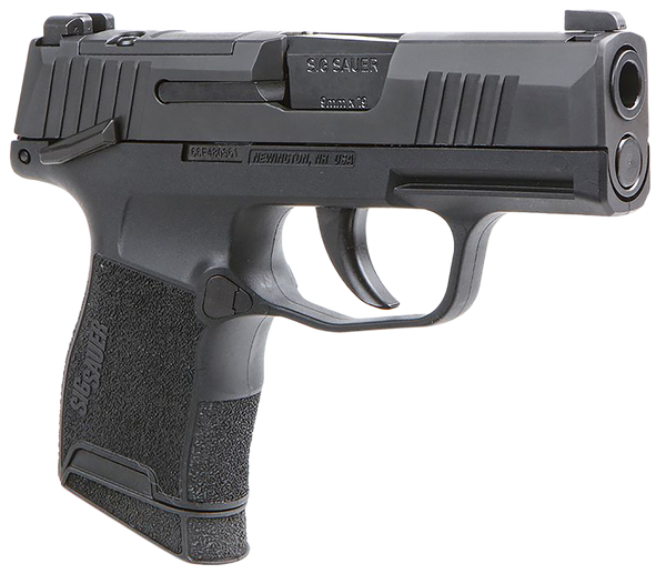 Sig Sauer 3659BXR3PMS P365 BXR Micro-Compact 9mm Luger 10+1, 3.10" Black Steel Barrel, Black Nitron Optic Ready/Serrated Slide, Black Stainless Steel Frame w/Picatinny Rail, Black Polymer Grips