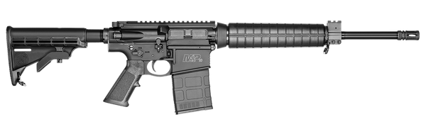 Smith & Wesson 11532 M&P10 Sport OR 308 Win / 7.62x51mm NATO 16" Black Armornite Barrel 20+1, Black Receiver, Black 6 Position Telescopic Stock, Polymer Grip, Manual Ambidextrous Safety On Lower