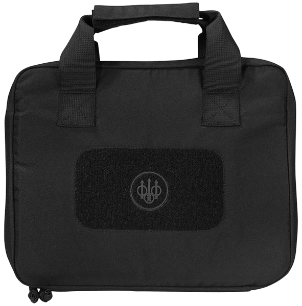 Beretta USA FO471001890999UNI Pistol Case  Black 600D Polyester Holds 1 Handgun