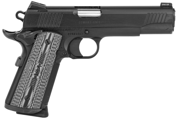 Colt Mfg O1080CCU CCU Government 45 ACP 8+1 5" Stainless National Match Barrel, Matte Black DLC Serrated Stainless Steel Slide & Frame, Black Scalloped G10 Grip, Ambidextrous