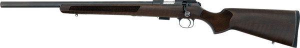 CZ 457 AMERICAN VARMINT LH 22LR 21" HB WALNUT STK 5RD
