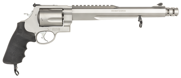 Smith & Wesson 170231 Model 500 Performance Center  500 S&W Mag Stainless Steel  10.50" Barrel With Muzzle Brake/Picatinny Rail, 5rd  Cylinder & X-Frame, Chromed Hammer & Trigger With Stop