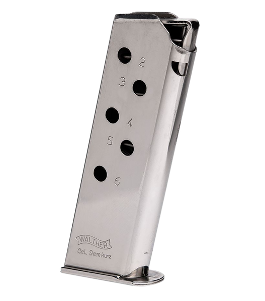 Walther Arms 2246009 PPK  6rd 380 ACP Stainless Steel