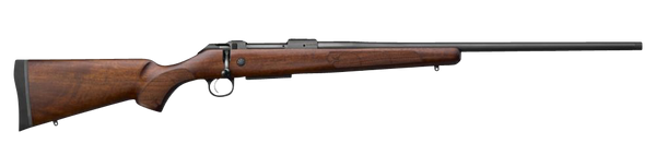 CZ-USA 07711 CZ 600 American ST2 243 Win 5+1 20" Threaded, Black Barrel/Rec, Walnut Stock, Adj. Trigger