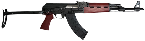 Zastava Arms Usa ZR7762UF ZPAPM70  7.62x39mm 30+1 16.30" Black Steel Barrel, Black Battle Worn Dark Walnut Handguard, Black Underfolding Stock, Black Synthetic Grip