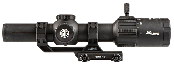 Sig Sauer Electro-Optics SOTM61002 Tango-MSR LPVO Black 1-6x24mm 30mm Tube Illuminated BDC6 Reticle