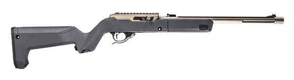 Magpul MAG808-GRY X-22 Backpacker Stock Stealth Gray Synthetic for Ruger 10/22 Takedown