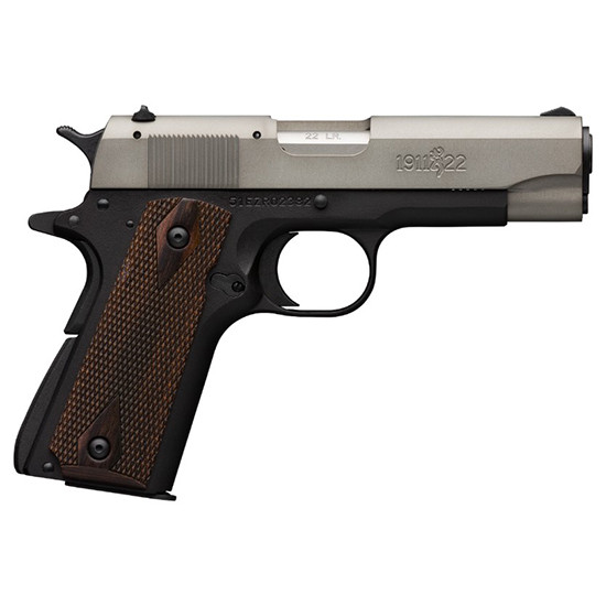 BRO 1911-22 A1 GRAY 22LR 3 5/8 COMPACT WALNUT