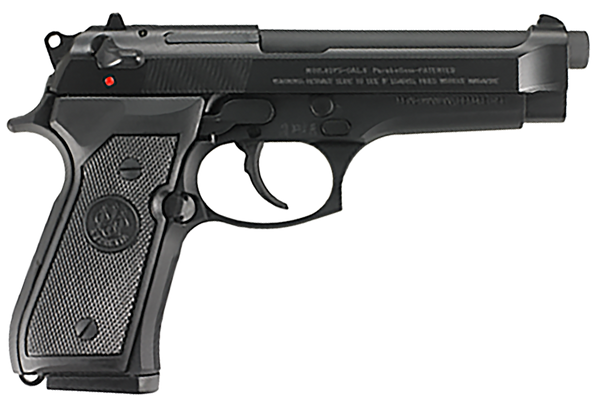 Beretta USA J92F300M 92FS  Full Size Frame 9mm Luger 15+1 4.90" Black Bruniton Barrel, Serrated Steel Slide, Frame w/Beavertail, Ambidextrous USA Made