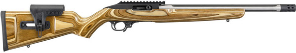 RUGER 10/22 COMPETITION 22LR 16.12" SS FLUTED LAMINATED