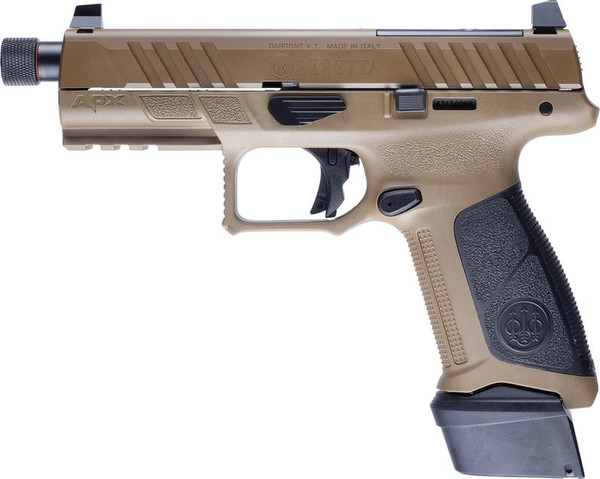 APX A1 TAC 9MM BLK/FDE 21+1 TB9mm